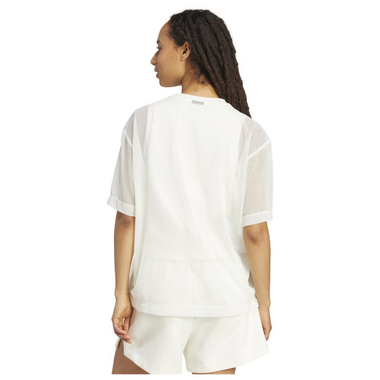 Adidas Γυναικεία κοντομάνικη μπλούζα  All SZN Soft Lux Mesh T-Shirt